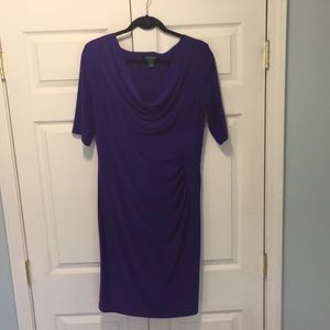 Ralph Lauren classic dress with ruching